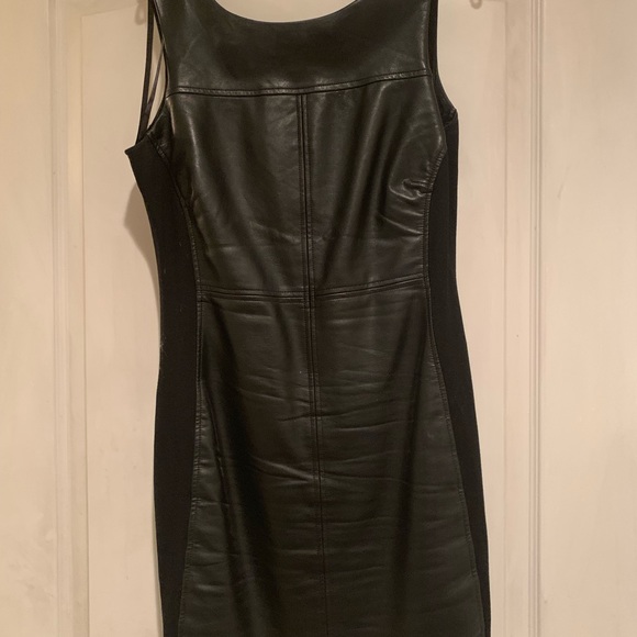 Like new Sanctuary little black vegan leather dress - Picture 2 of 8